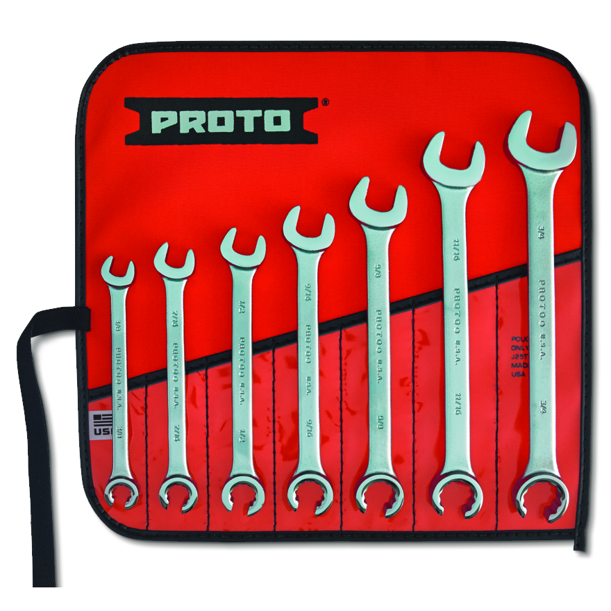 WRENCH SET 7PC FLARE NUT COMB J3700AT