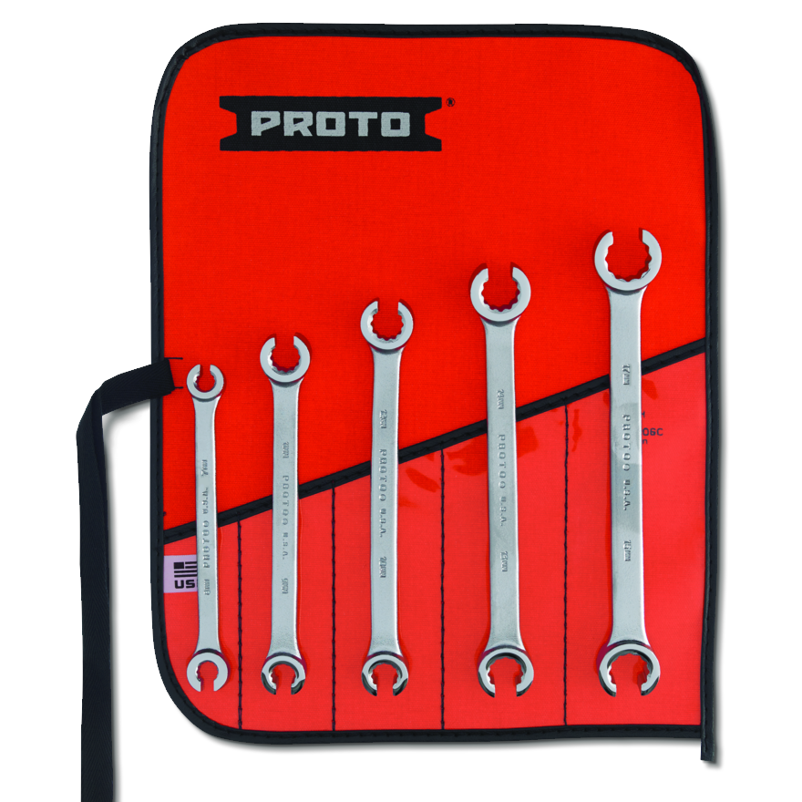 WRENCH SET 5PC DBL END FLARE J3700MT - METRIC 12PT